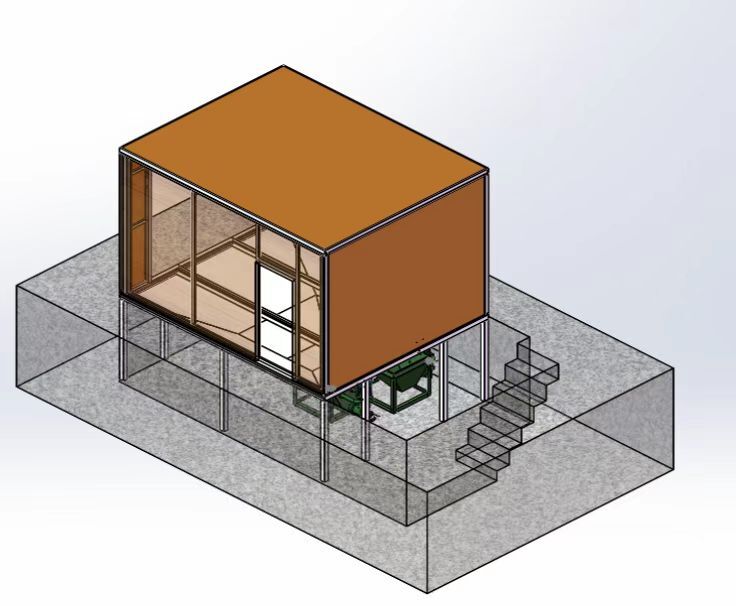 液體濕式噴砂房，水噴砂房