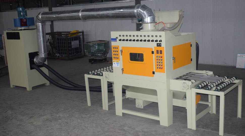 通過(guò)式自動(dòng)噴砂機(jī)，輸送帶自動(dòng)噴砂機(jī)