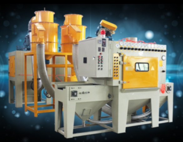 新能源行業(yè)專用自動(dòng)噴砂機(jī)，硅晶片專用噴砂機(jī)